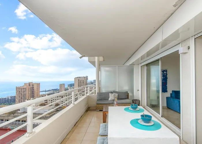 5mn Monaco - Terrasse Vue - Parking - Ea Appartamento *