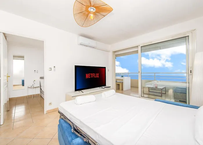 5mn Monaco - Terrasse Vue - Parking - Ea *